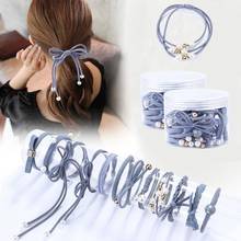 12Pcs/Set Elastic Hair Bands Ponytail Holder Hair Accessories 2019 Gum For Hair Ponytail Rubber Bands holder Hair Tie Ring 2024 - buy cheap