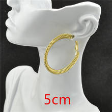 Clip earrings for women Not allergic Painless No need for pierced ears With cushion Fashion Wild Large circle ladies earrings 2024 - buy cheap