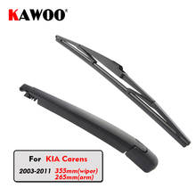Limpiaparabrisas trasero de coche KAWOO, limpiaparabrisas trasero de ventana trasera, brazo para KIA Carens Hatchback (2003-2013), 355mm 2024 - compra barato