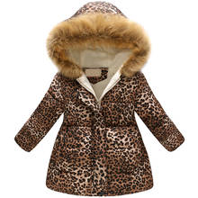 Nova moda para meninas jaquetas jaqueta de inverno para meninas crianças jaqueta de algodão com capuz casacos & parkas grosso crianças casaco roupas menino 3-10t 2024 - compre barato