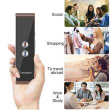 Portable T8 Smart Voice Speech Translator Two-Way Real Time 30 Multi-Language Translation For Learning Travelling Business Meet 2024 - buy cheap