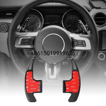 2pcs Aluminum Steering Wheel Shift Paddle Shifter Extension for Ford Mustang 2015-19 2024 - buy cheap