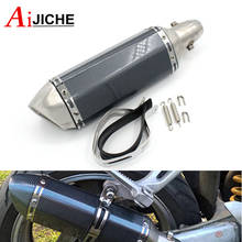 Silenciador de tubo de Escape para motocicleta, accesorios para Ducati Monster 400, 600, 620, 695, 696, 750, 796, 821, 1100, 51mm 2024 - compra barato