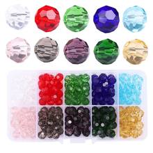 4/6/8mm Czech Round Spacer Glass Beads Crystal Faceted Bead Lobster Clasps Jump Rings Box Set For Diy Jewelry Making Accessories 2024 - buy cheap