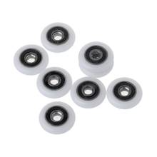 8 Pcs Shower Door Runner Rollers Wheels Pulleys Replacement Parts 23mm Diameter 2024 - buy cheap