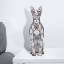 Escultura Moderna de resina para decoración del hogar, Gato eshinx egipcio, diseño original de gato 2024 - compra barato