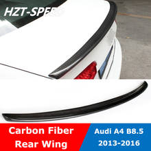 A4 B8.5 S Тип углеродного волокна спойлер на задний багажник, крыло для Audi A4 B8.5 2013-2016 2024 - купить недорого