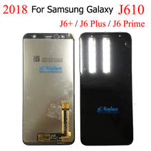 ЖК-дисплей 6,0 ''для Samsung J6 + 2018 / J6 Plus / J6 Prime 2018 J610 J610F J610G J610FN с сенсорным экраном и дигитайзером в сборе 2024 - купить недорого