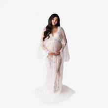 Сексуальное кружевное платье для беременных с ресничками 2024 - купить недорого