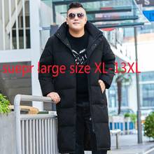 New Arrival Fashion High Quality Warm Winter Men Extra Large X-long Thick White Duck Down Casual Plus Size XL-10XL11XL 12XL 13XL 2024 - buy cheap