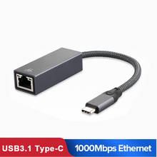 USB3.1 Ethernet USB-C to RJ45 Lan Gigabit Adapter for MacBook Pro SAMSUNG Note 20 Ultra S20+S10 Type C Network Card USB Ethernet 2024 - buy cheap