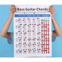 Guitarra acord prática gráfico de música alunos aprendizagem fingering cartaz professores teclado aulas de música guia de ensino gráfico 2024 - compre barato