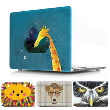 Capa para notebook com desenho animado para macbook, a1990 a1707 a1989 pro 13 pro 15, capa panda coruja para mac book air pro retina 11 12 13 15 2024 - compre barato