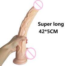 42cm Super Long Dildo Realistic Soft Penis Can Strapon Suction Cup Anal Plug Giant Dildo Penis Big Cock Dick Sex Toys For Woman 2024 - buy cheap