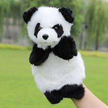 Panda mão fantoche bebê crianças boneca de pelúcia brinquedos educativos pré-escolar jardim de infância 2024 - compre barato