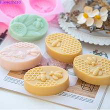 6-hole Elliptical Bee Silicone Mold DIY Handmade Soap Silicone Mold Soap Making Fondant Cake Mold Chocolate Mold Pastry Tools 2024 - buy cheap