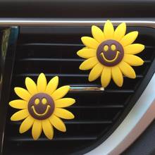 Cute Car Air Freshener Sunflower Shape Perfume Vent Clip Car Fragrance Scent Diffuser Auto Interior Decoration 2024 - buy cheap