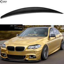 3*3 3K Sarja De Fibra De Carbono fit-Perfeito Tampa Traseira Spoiler para BMW 2010 - 2016 5 série 4-Porta Sedan (F10 & M5) 2024 - compre barato