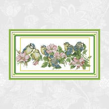 Joy Sunday Mother go home Paintings Embroidery DMC Counted Printed On Canvas 11CT 14CT Chinese Cross Stitch kits Home Decor 2024 - buy cheap