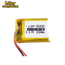 502025 3.7V 210mah Lithium polymer Battery With Protection Board For MP3 MP4 MP5 GPS Digital Products 2024 - buy cheap