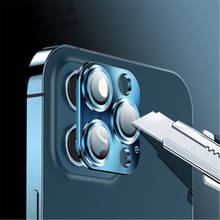 Protector de pantalla de lente de cámara trasera de Metal para IPhone 12 Mini Pro Max, película de anillo de aleación de aluminio para Iphone 12, funda de lente de cámara 2024 - compra barato