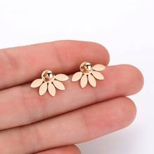 CHENGXUN Trendy Statement Stud Earrings for Women Girls Boho Earring Double Sided Earrings Lady Jewelry for Friends 2024 - buy cheap