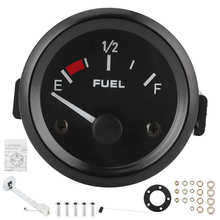 2in 52mm Car Accessories Fuel Level Gauge Display Meter White Light with Float Sensor Universal for 12V Gasoline Vehicles 2024 - buy cheap