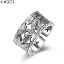 Кольцо ручной работы из 100% серебра 925 пробы, тайское 925 пробы Серебряное кольцо, винтажное серебряное кольцо для влюбленных, изменяемое 2024 - купить недорого