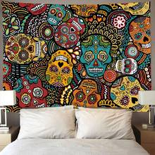 Sugar Skulls Wall Tapestry Unique Art Tapestry Custom Home Decor 2024 - buy cheap