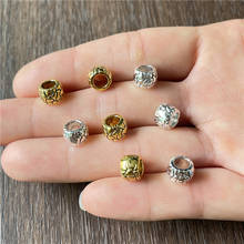 Junkang 20 peças 8mm anel de metal espaçador contas de metal conectores soltos fazendo joias da moda diy pulseira colar acessórios 2024 - compre barato