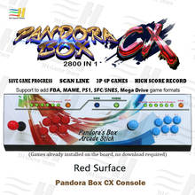 Pandora box cx 2800 em 1 para 2 jogadores, controlador com 3p 4p, capacidade de gravação de alta pontuação, 3d, mortal kombat 2024 - compre barato