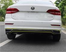 Car stainless steel Rear door tailgate frame Bottom trunk plate trim hoods Fit For Volkswagen  LAVIDA plus 2018 2019 2024 - buy cheap
