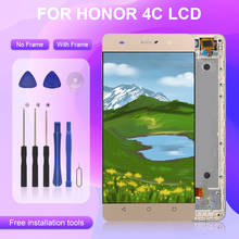 Promoción de Catteny para Honor 4C, digitalizador de pantalla táctil LCD para Huawei G Play Mini, montaje de pantalla con Marco, envío gratis 2024 - compra barato