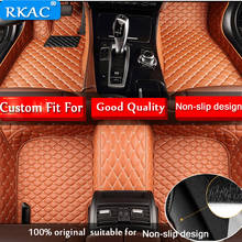 Custom fit Car floor mats for Volkswagen Touareg 2002-2017 car all weather carpet floor liners foot mats Leather Mat  accesoire 2024 - buy cheap