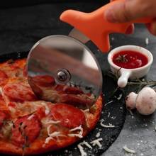 1pcs lidar com cortador de aço inoxidável pizza única roda cortar ferramentas bolo pizza faca cozinha ferramentas pizza rodas acessórios cozinha 2024 - compre barato