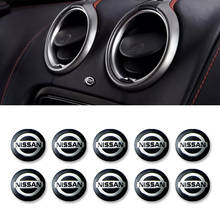 10 pcs 14mm Remote Control Key Emblem Logo Sticker For Nissan Nismo X-trail Almera Qashqai Tiida Teana Car Accessories 2024 - buy cheap