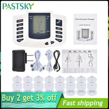 EMS&TENS Muscle Stimulator Electrical 4 Modes Body Massager 16 Pads Relax Slimming Digital Therapy Pulse Acupuncture Health Care 2024 - buy cheap