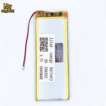 1.25MM 2pin connector 556592 5000mAh lipo lithium polymer rechargeable e-books GPS PDA Recreational machines  power bank 2024 - buy cheap