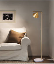 Luminária de chão, moderna, nórdica, piso de ouro, e27, led, para sala de estar, suporte vertical 2024 - compre barato
