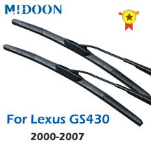MIDOON limpiaparabrisas híbridos Lexus GS430 ajuste gancho armas 2000, 2001, 2002, 2003, 2004, 2005, 2006, 2007 2024 - compra barato