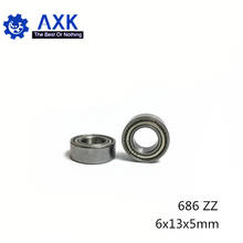 686ZZ Bearing ABEC-1 20PCS 6x13x5mm Miniature 686Z Ball Bearings 618/6ZZ 2024 - buy cheap