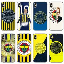 Чехол для iPhone 11 pro XR X XS Max 8 7 6s plus SE 5s 5c iPod Touch 5 6, чехол с изображением Турции Fenerbahce Football 2024 - купить недорого
