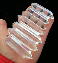 7 PS 5A++ grade natural transparent quartz crystal DT point heal 2024 - buy cheap