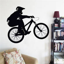 Best selling wall mural men's bicycle race wall sticker wallpaper sticker removable for bedroom living room decoration WL260 2024 - buy cheap