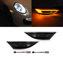 2x Canbus Front Amber Fender Led Side Marker Lights For Porsche 991 Carrera S 4 4S GTS GT3 Boxster Cayman 718 Boxster 2024 - buy cheap