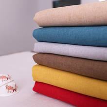 Tecido de linho tecido grosso costura material sofá simples/estofados de tecidos de cortina 2024 - compre barato