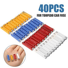 40pcs 5Amp/8Amp/16Amp/25Amp Torpedo Fuses Assortment Kit Ceramic Continental Car Fuse Torpedo Type Bullet Classic Car Fuse 2024 - buy cheap