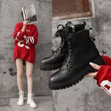 England style sweet lolita shoes handsome martin boots personality kawaii shoes round head thick bottom women shoes loli cosplay 2024 - buy cheap