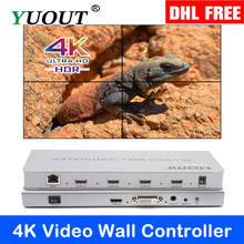 4K HDMI Video Wall Controller 2x2 HDMI+DVI RS232 HDMI With Fully-digital Processing Channel Inside 2024 - buy cheap