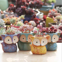 Succulent Plant Pot Cute Animal Flower Planter Flowerpot  Lovely Little Animals Home Garden Bonsai Pots 2024 - buy cheap